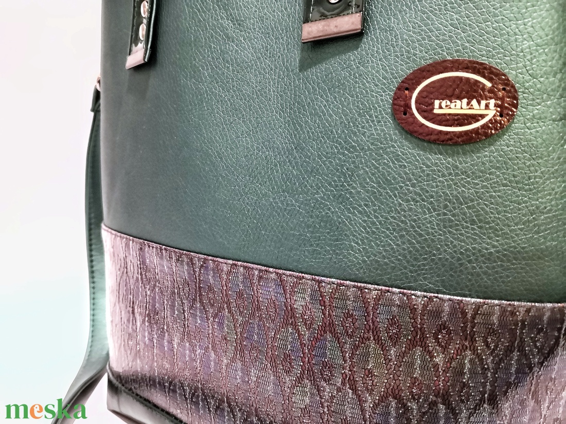 Női textilbőr designer pávatollas kézitáska és válltáska - táska & tok - kézitáska & válltáska - válltáska - Meska.hu