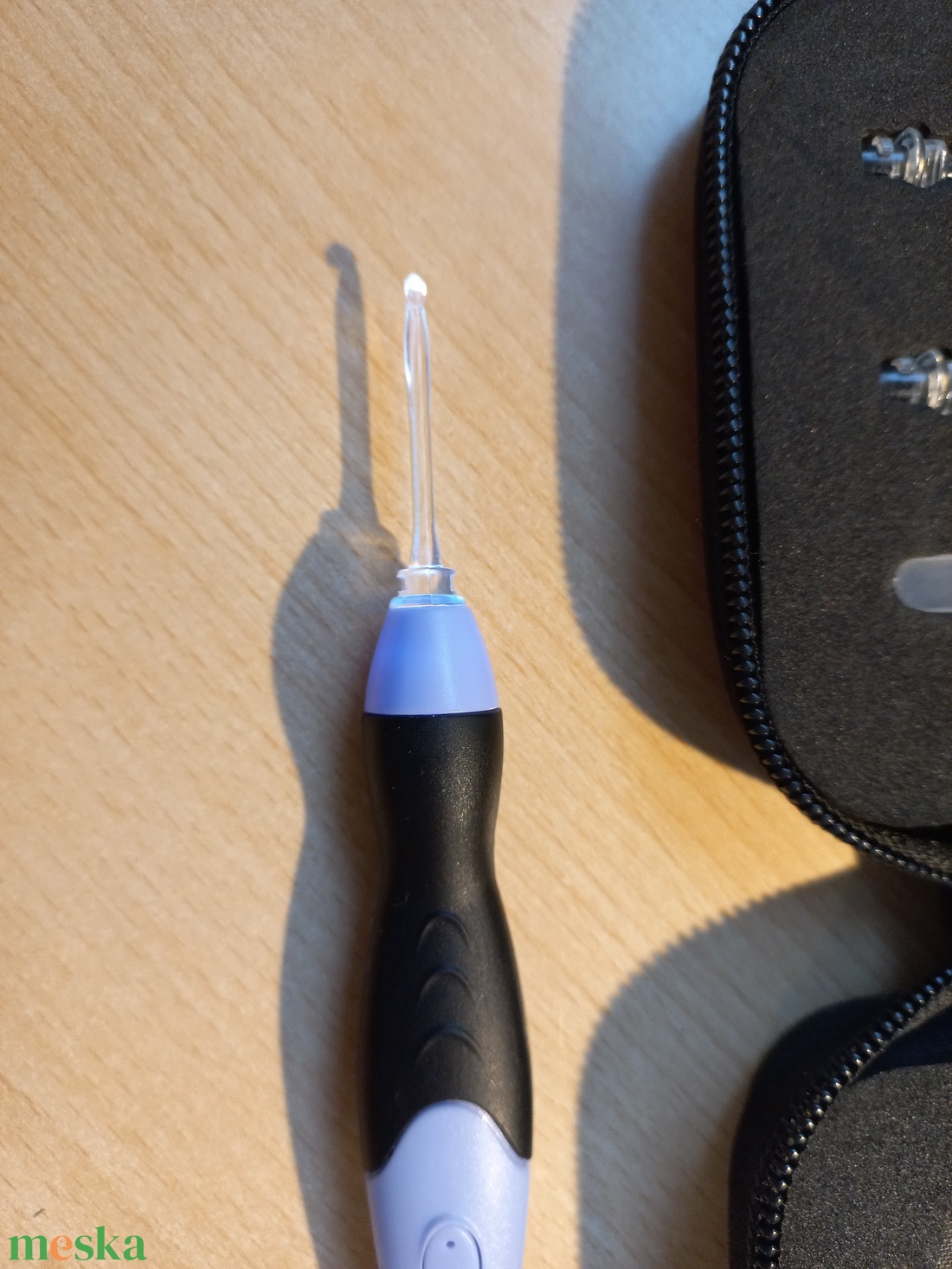 világító horgolótű készlet 9 tűmérettel, USB-ről tölthető - kellékek & szerszámok - szerszámok, eszközök - eszköz kötéshez, horgoláshoz - Meska.hu