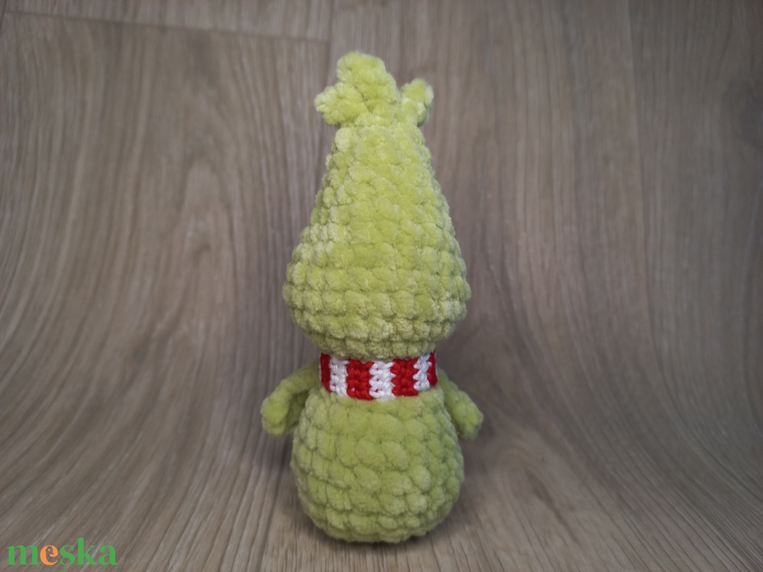 Mini Grincs, horgolt figura, 14 cm - játék & sport - plüssállat & játékfigura - plüss mesefigurák - Meska.hu