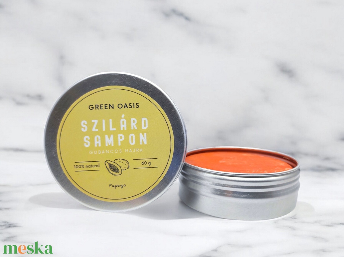 Szilárd sampon Papaya száraz hajra - szépségápolás - sampon & hajápolás - Meska.hu