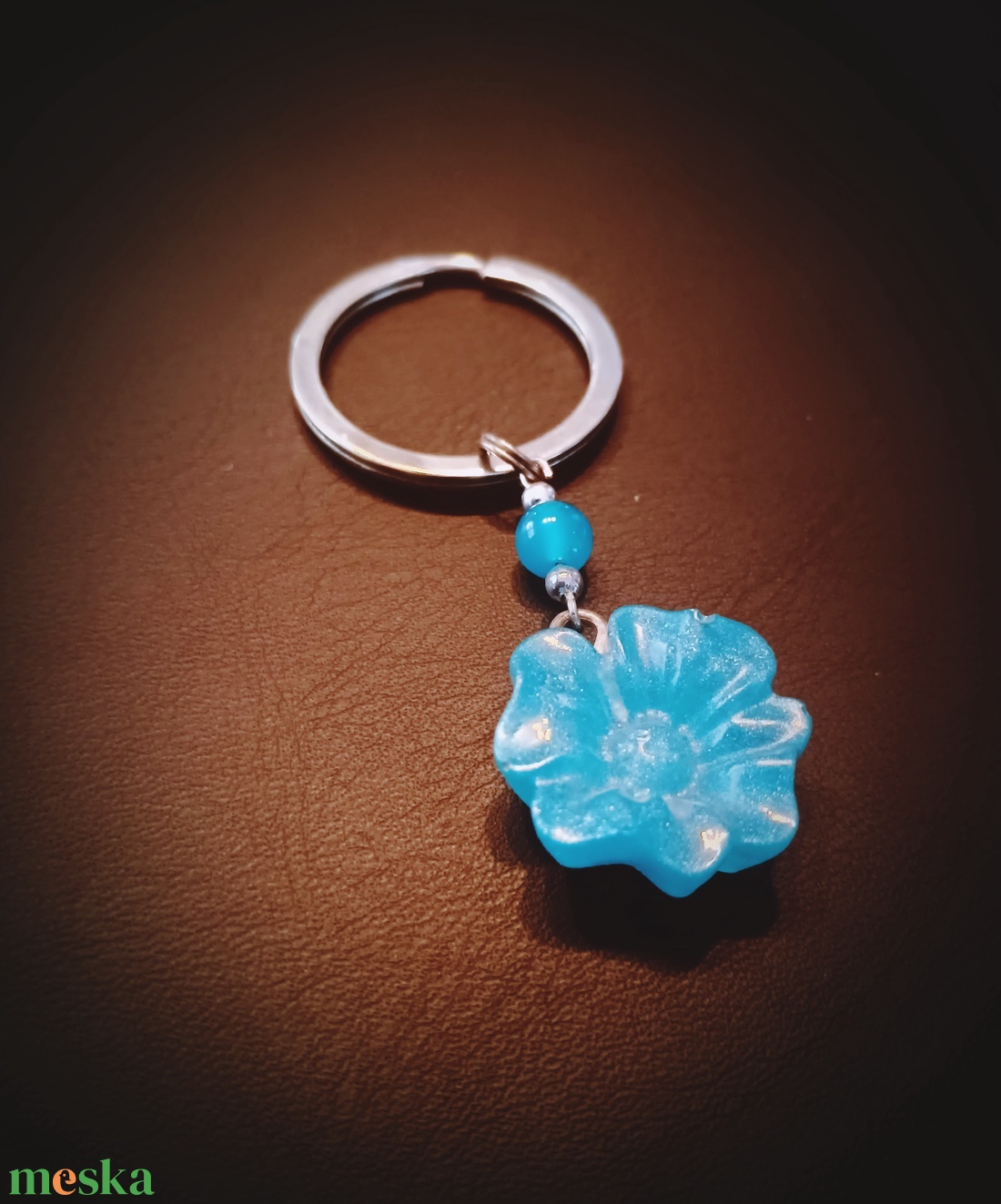 Virágos kulcstartó - táska & tok - kulcstartó & táskadísz - kulcstartó - Meska.hu