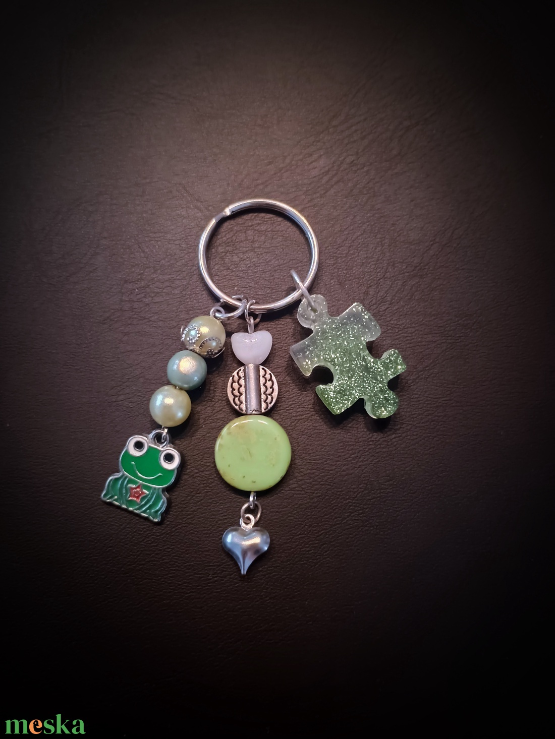 Békás kulcstartó - táska & tok - kulcstartó & táskadísz - kulcstartó - Meska.hu