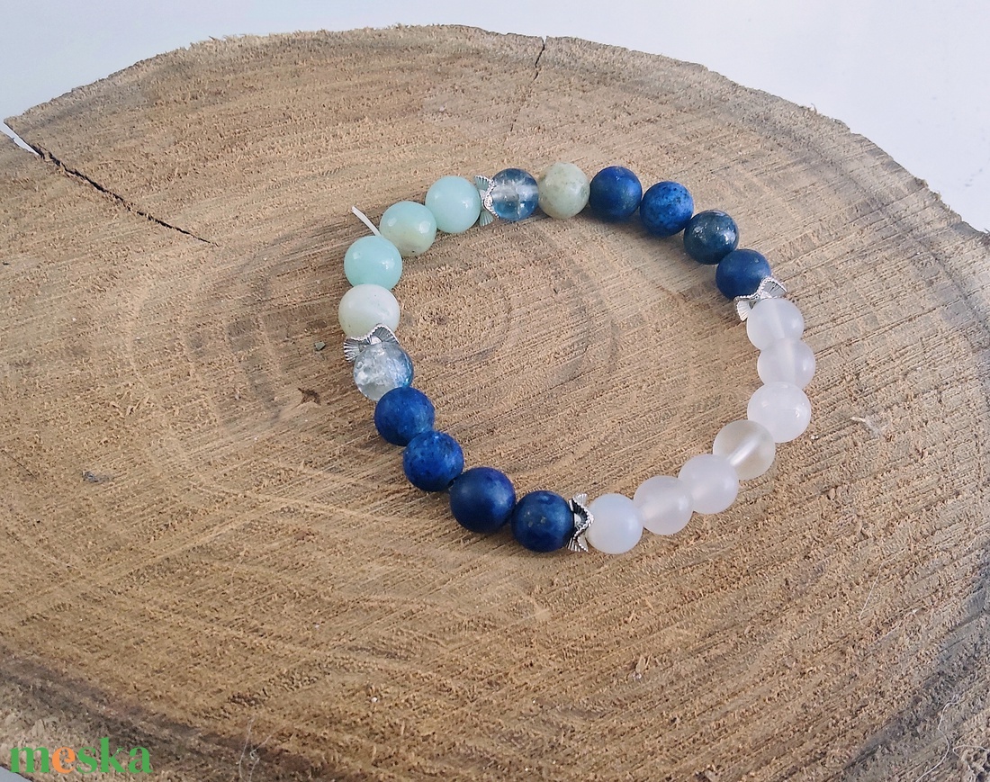 ásványkarkötő 8 mm - ékszer - karkötő - ásványkarkötő - Meska.hu