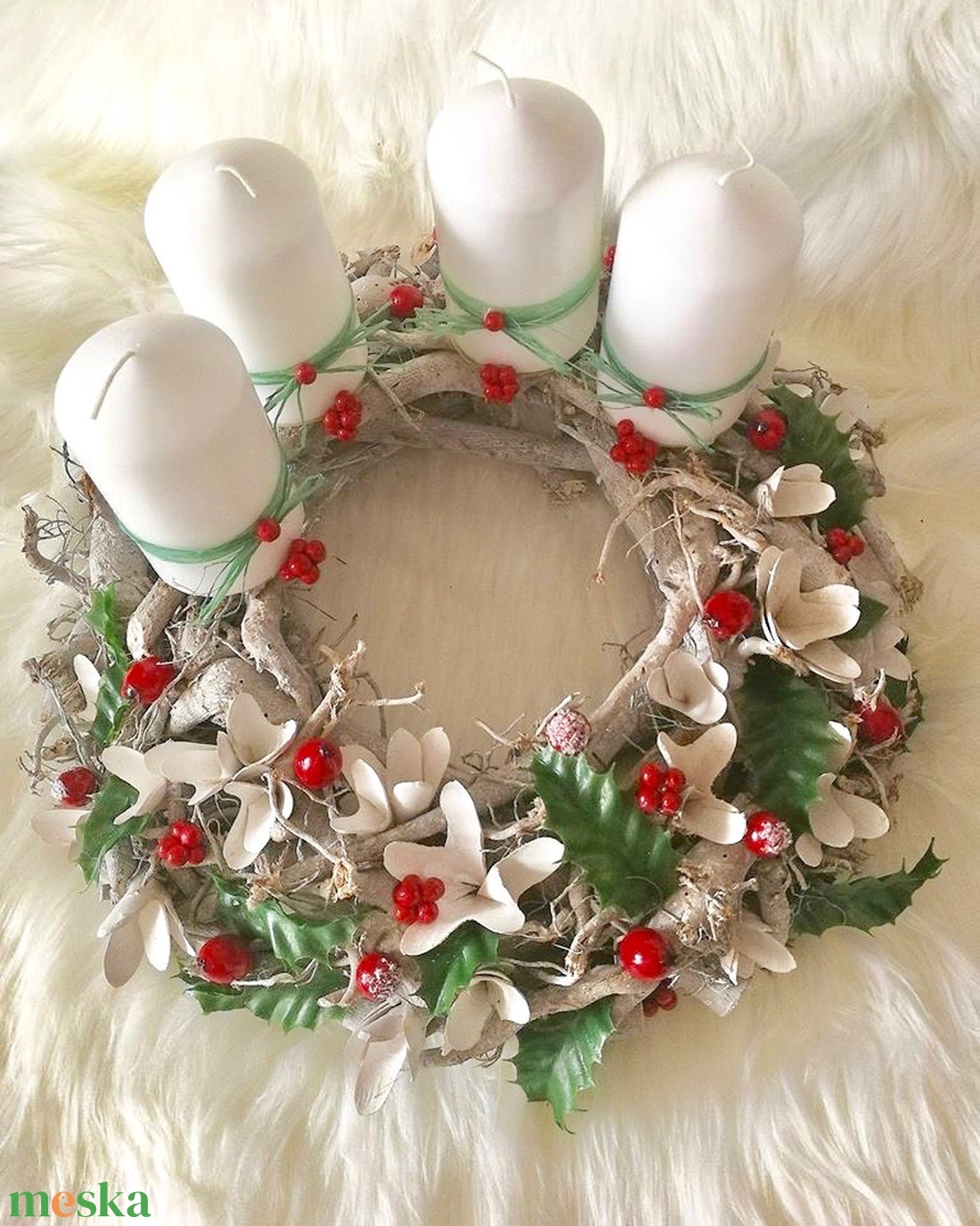 AKCIÓ!Különleges ,elegáns adventi asztaldísz ! - karácsony - adventi díszek - adventi asztaldísz - adventi díszek - Meska.hu AKCIÓ!Különleges ,elegáns adventi asztaldísz ! - karácsony - adventi díszek - adventi asztaldísz - adventi díszek - Meska.hu