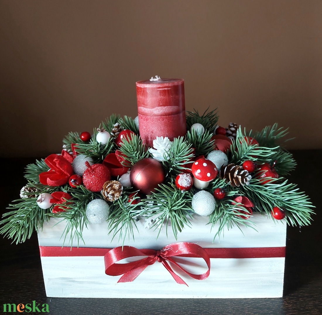 Különleges adventi/karácsonyi asztaldísz...a piros színvilág kedvelőinek ! - karácsony - karácsonyi lakásdekoráció - ünnepi asztaldekoráció - Meska.hu Különleges adventi/karácsonyi asztaldísz...a piros színvilág kedvelőinek ! - karácsony - karácsonyi lakásdekoráció - ünnepi asztaldekoráció - Meska.hu