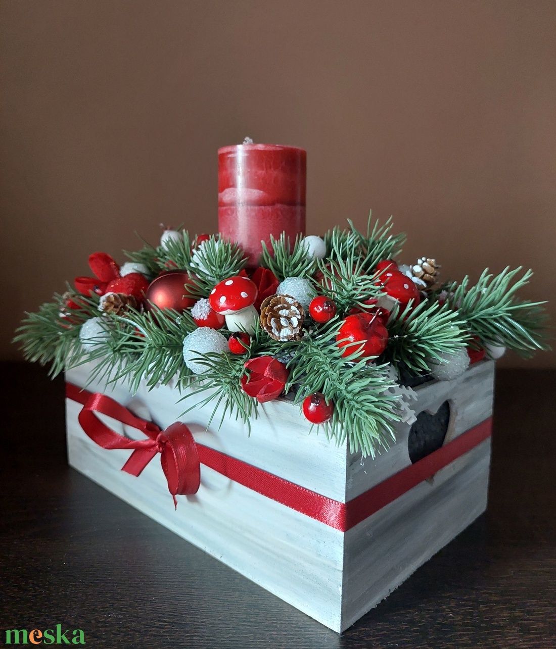 Különleges adventi/karácsonyi asztaldísz...a piros színvilág kedvelőinek ! - karácsony - karácsonyi lakásdekoráció - ünnepi asztaldekoráció - Meska.hu Különleges adventi/karácsonyi asztaldísz...a piros színvilág kedvelőinek ! - karácsony - karácsonyi lakásdekoráció - ünnepi asztaldekoráció - Meska.hu