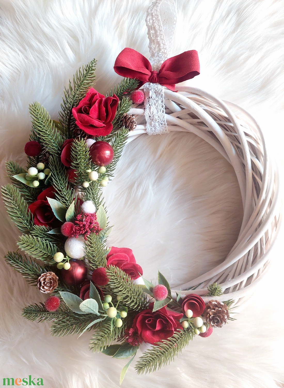 Klasszikus karácsony elegáns ünnepi ajtódísz/kopogtató ! - karácsony - adventi díszek - adventi ajtódísz - Meska.hu Klasszikus karácsony elegáns ünnepi ajtódísz/kopogtató ! - karácsony - adventi díszek - adventi ajtódísz - Meska.hu