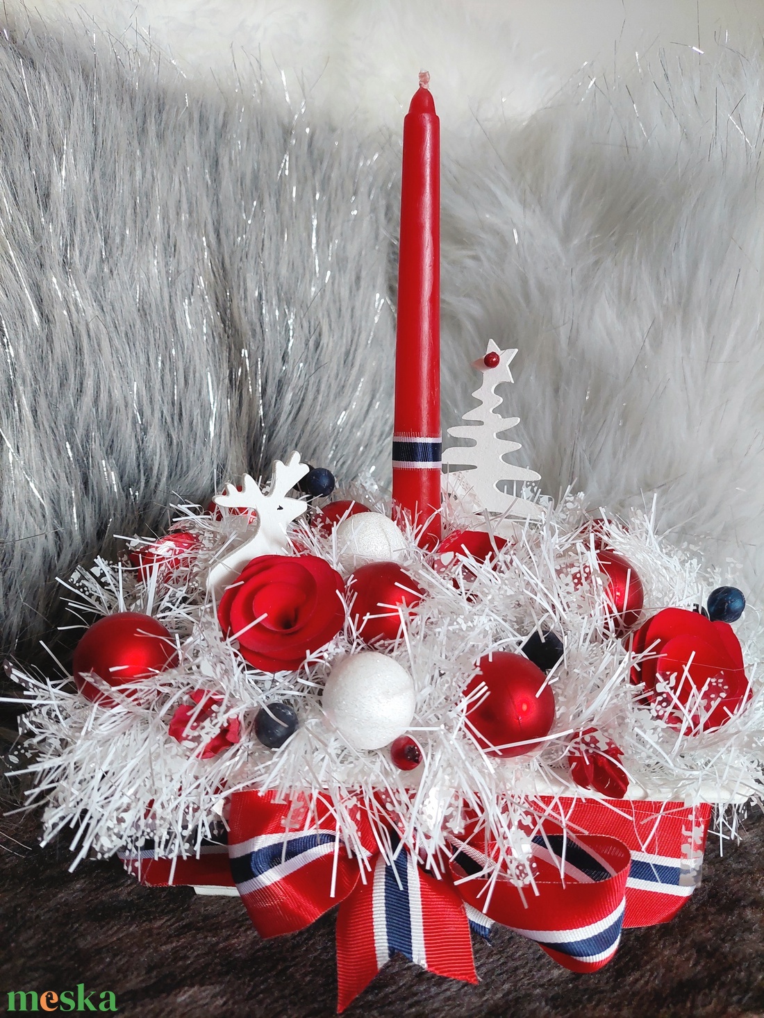Különleges, skandináv jellegű ünnepi asztaldísz ...az elegáns színvilág kedvelőinek ! - karácsony - adventi díszek - adventi asztaldísz - Meska.hu Különleges, skandináv jellegű ünnepi asztaldísz ...az elegáns színvilág kedvelőinek ! - karácsony - adventi díszek - adventi asztaldísz - Meska.hu