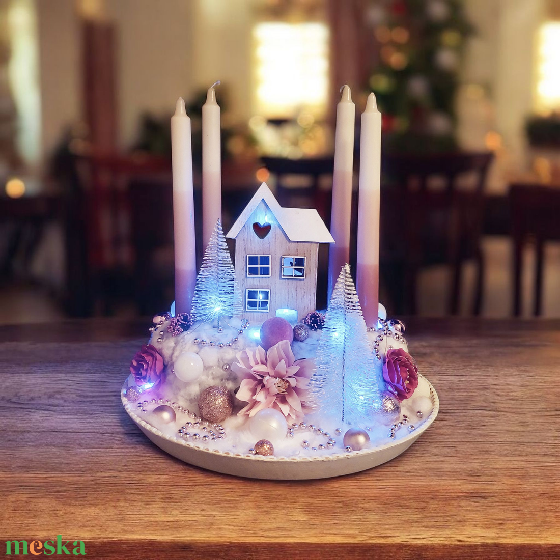 Adventi varázs az otthonodba  - karácsony - adventi díszek - adventi gyertyadíszek és koszorúdíszek - Meska.hu