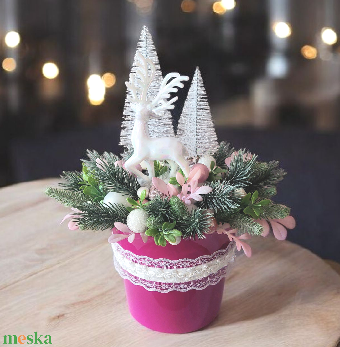 Mesevilág az Ünnepekre! - karácsony - adventi díszek - adventi gyertyadíszek és koszorúdíszek - Meska.hu