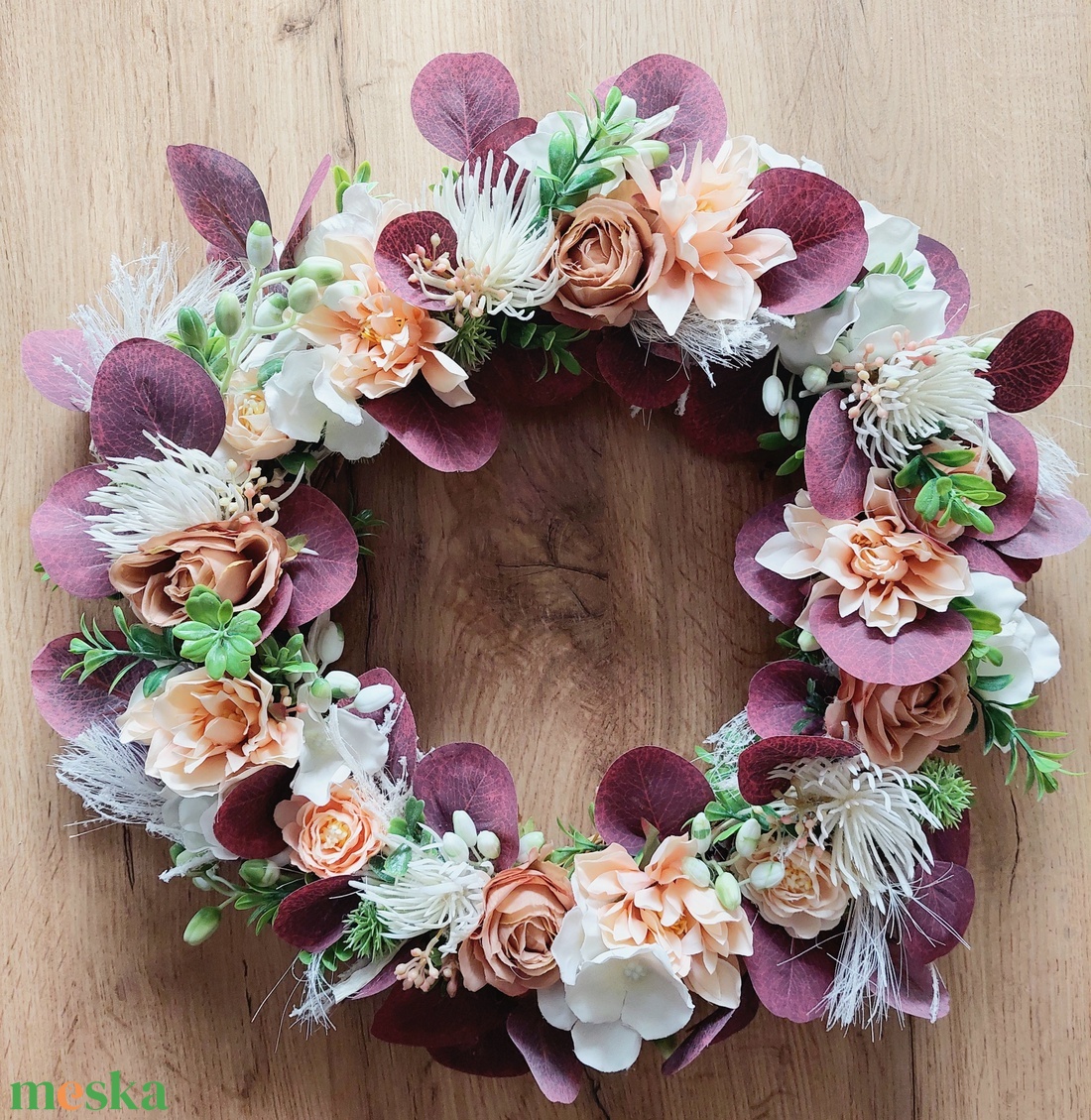 Vintage pasztell szerenád egy ajtódíszen ! - otthon & életmód - dekoráció - ajtó- és ablak dekoráció - ajtódísz & kopogtató - Meska.hu