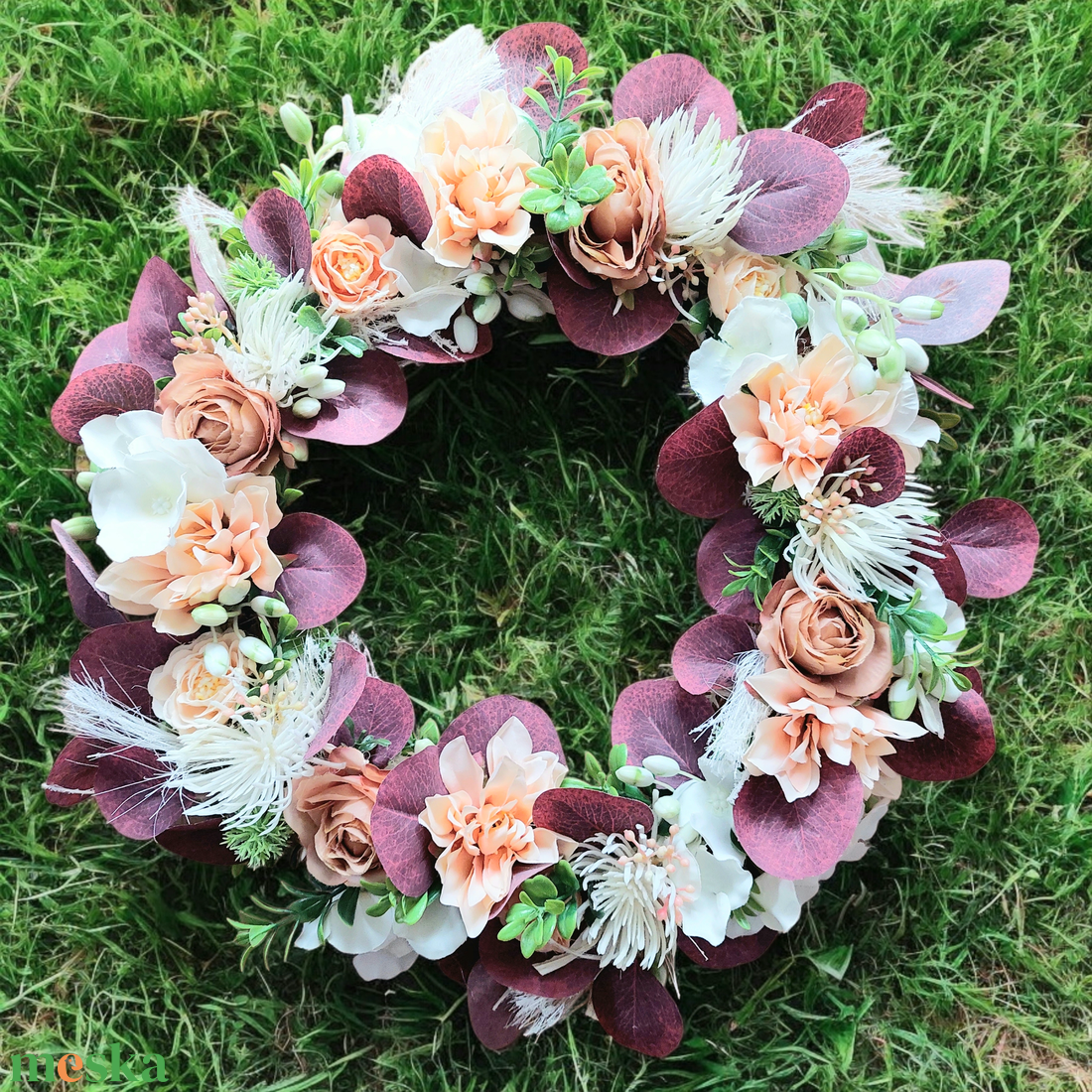 Vintage pasztell szerenád egy ajtódíszen ! - otthon & életmód - dekoráció - ajtó- és ablak dekoráció - ajtódísz & kopogtató - Meska.hu