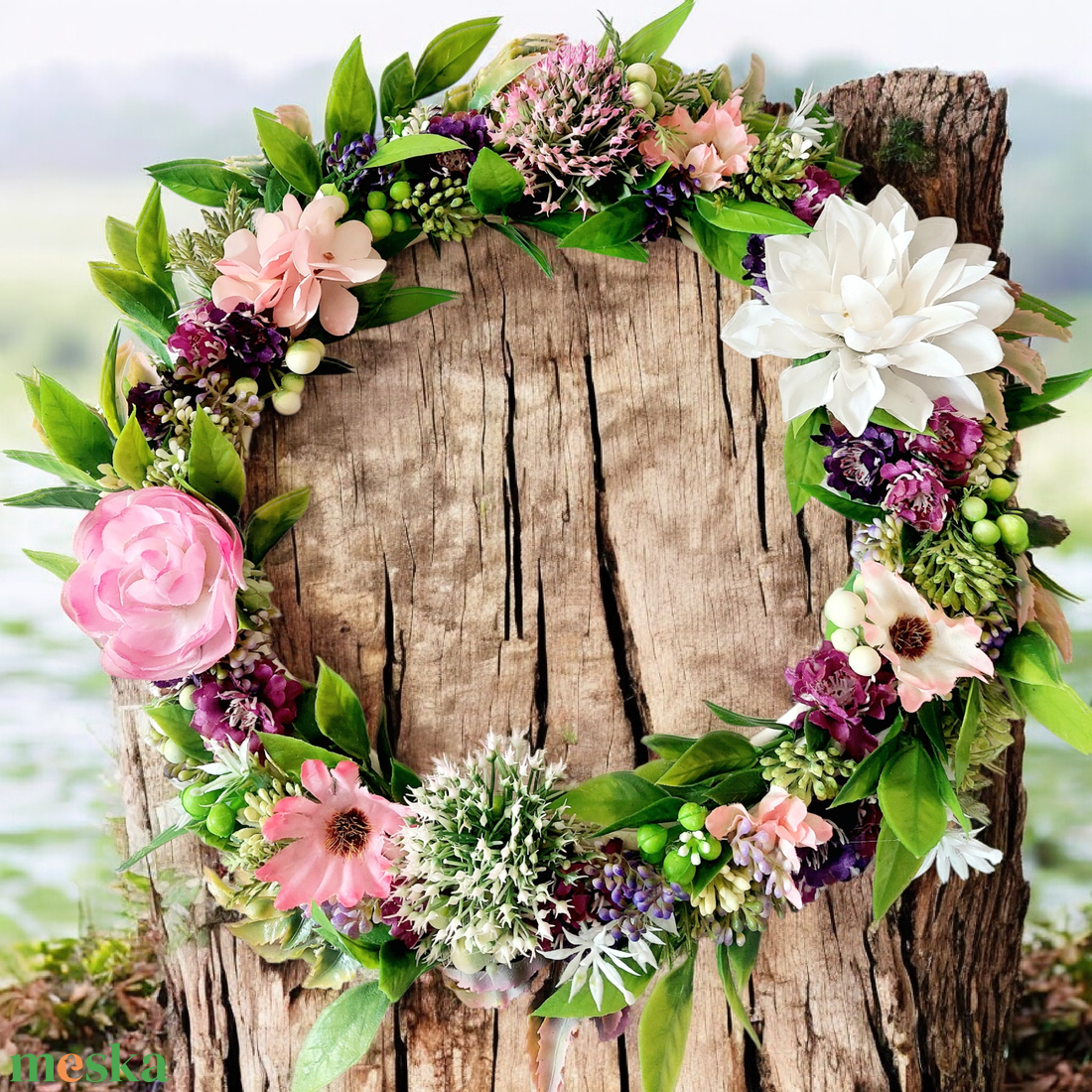 Romantikus elegancia  ajtódísz ! - otthon & életmód - dekoráció - ajtó- és ablak dekoráció - ajtódísz & kopogtató - Meska.hu