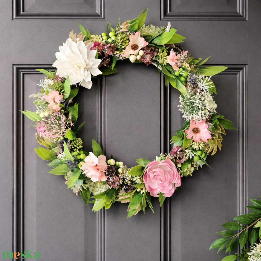 Romantikus elegancia  ajtódísz ! - otthon & életmód - dekoráció - ajtó- és ablak dekoráció - ajtódísz & kopogtató - Meska.hu