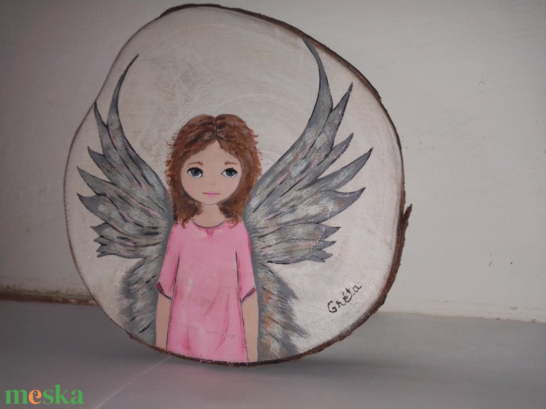 Angyal Tahariel - művészet - festmény - akril - Meska.hu