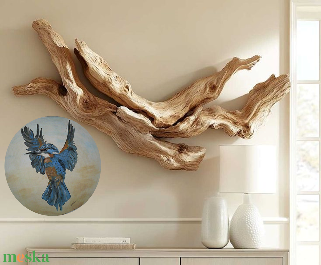 Jégmadár - művészet - festmény - akril - Meska.hu