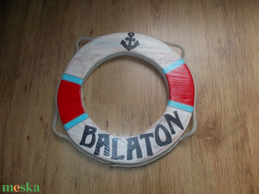 Mentőöv Balaton - otthon & életmód - dekoráció - fali és függő dekoráció - falra akasztható dekor - Meska.hu Mentőöv Balaton - otthon & életmód - dekoráció - fali és függő dekoráció - falra akasztható dekor - Meska.hu