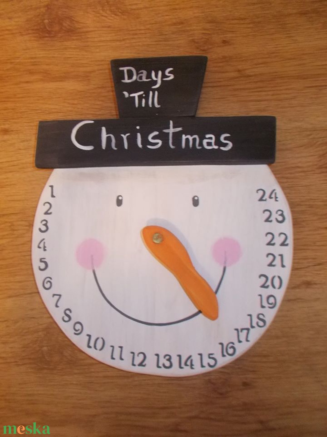 Forgatható orrú hóember fej Adventi naptár Karácsonyi visszaszámláló - karácsony - adventi díszek - adventi naptár - Meska.hu Forgatható orrú hóember fej Adventi naptár Karácsonyi visszaszámláló - karácsony - adventi díszek - adventi naptár - Meska.hu