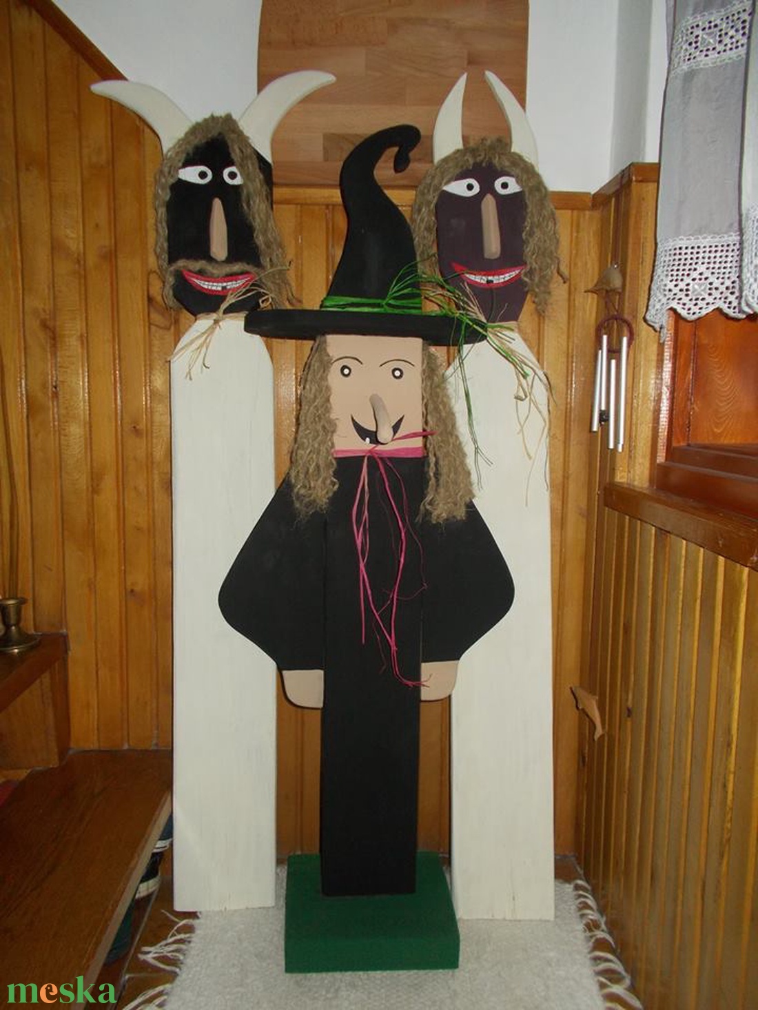 Busó télűző, tavaszváró, hagyományőrző dekoráció Vízkereszt - otthon & életmód - dekoráció - dísztárgy - Meska.hu