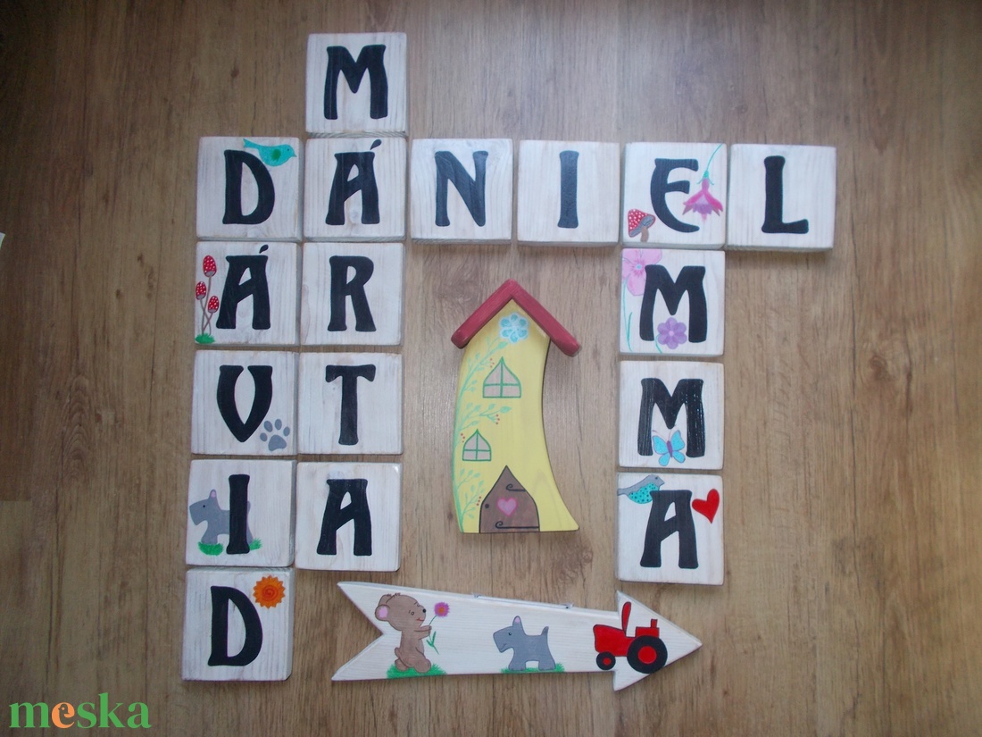 Fa betű Dani szobája - otthon & lakás - dekoráció - Meska.hu