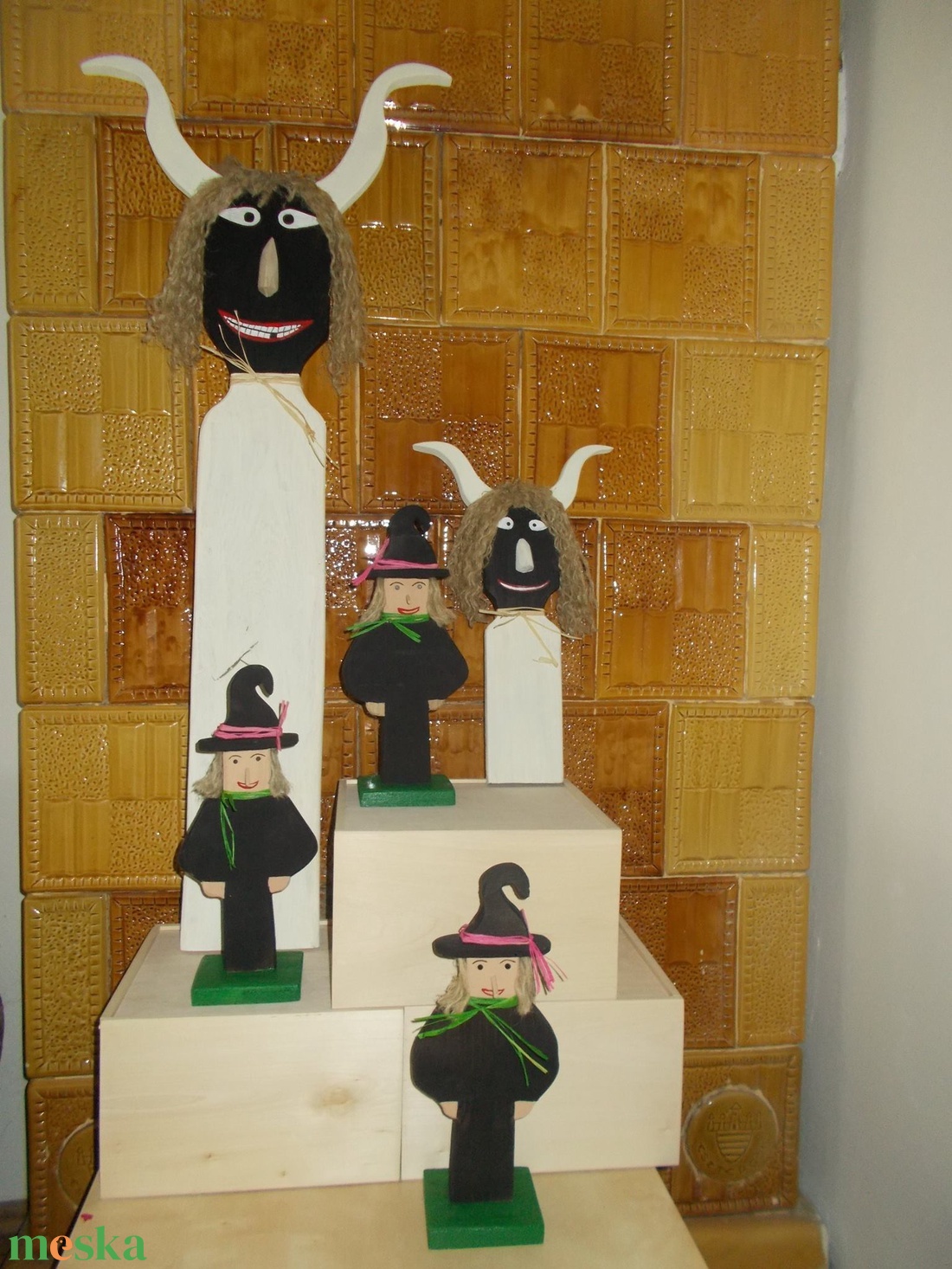 Busó télűző, tavaszváró, hagyományőrző dekoráció Vízkereszt - otthon & életmód - dekoráció - dísztárgy - Meska.hu