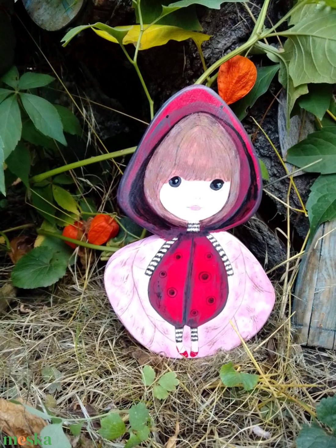 Katica kislány - otthon & életmód - dekoráció - dísztárgy - Meska.hu