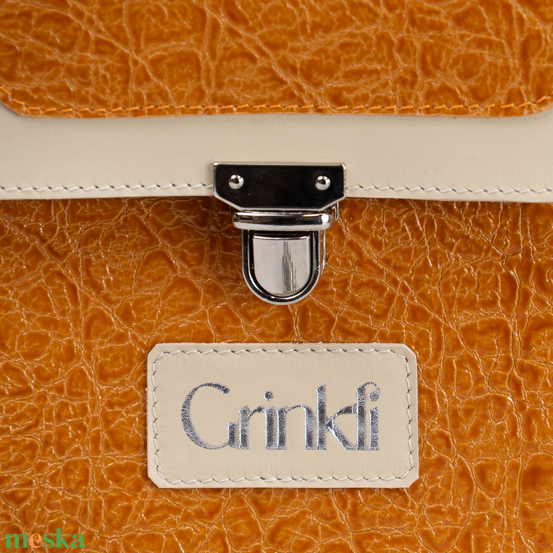 Grinkli VILARI mustár válltáska - táska & tok - kézitáska & válltáska - alkalmi táska - Meska.hu