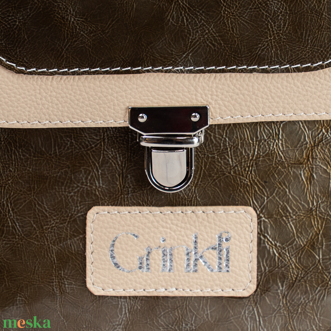 Grinkli VILARI bronz válltáska - táska & tok - kézitáska & válltáska - alkalmi táska - Meska.hu