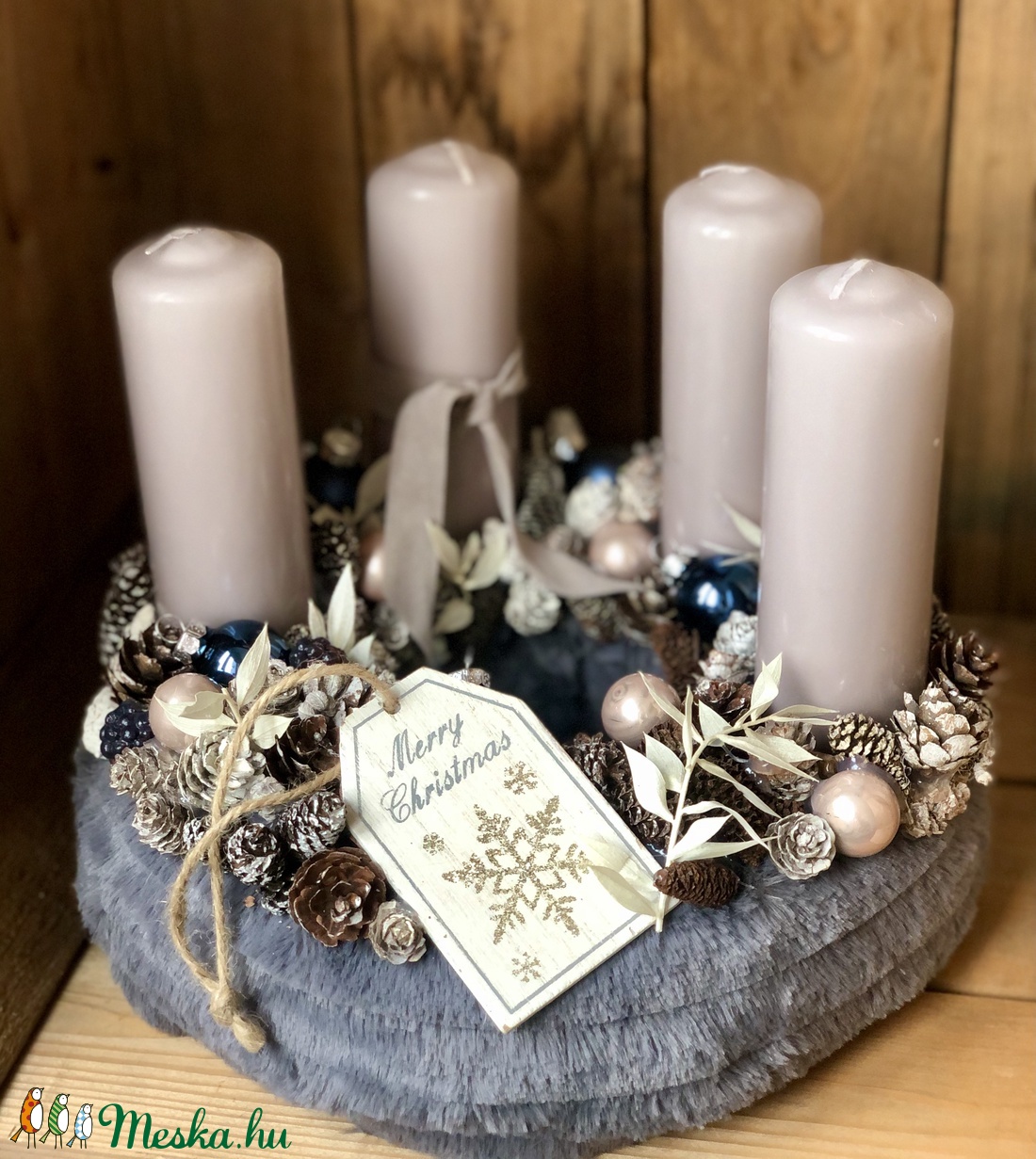 Letisztult Adventi koszorú - karácsony - adventi díszek - adventi koszorú - Meska.hu Letisztult Adventi koszorú - karácsony - adventi díszek - adventi koszorú - Meska.hu