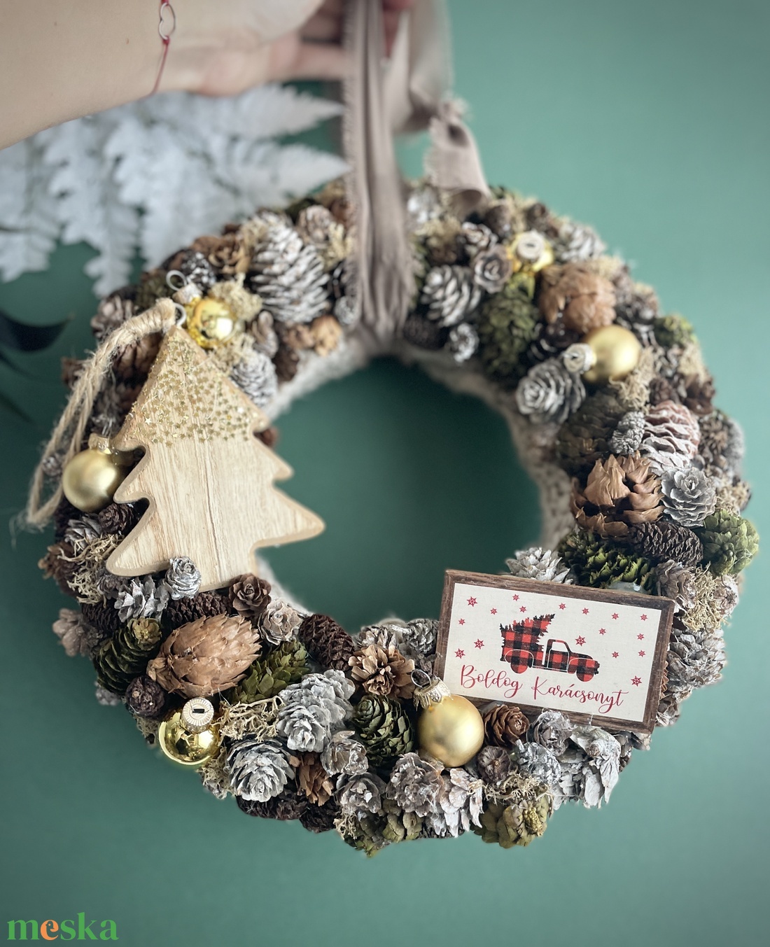 Karácsonyi kopgtató-Winter Charm - karácsony - karácsonyi lakásdekoráció - karácsonyi ajtódíszek - Meska.hu Karácsonyi kopgtató-Winter Charm - karácsony - karácsonyi lakásdekoráció - karácsonyi ajtódíszek - Meska.hu