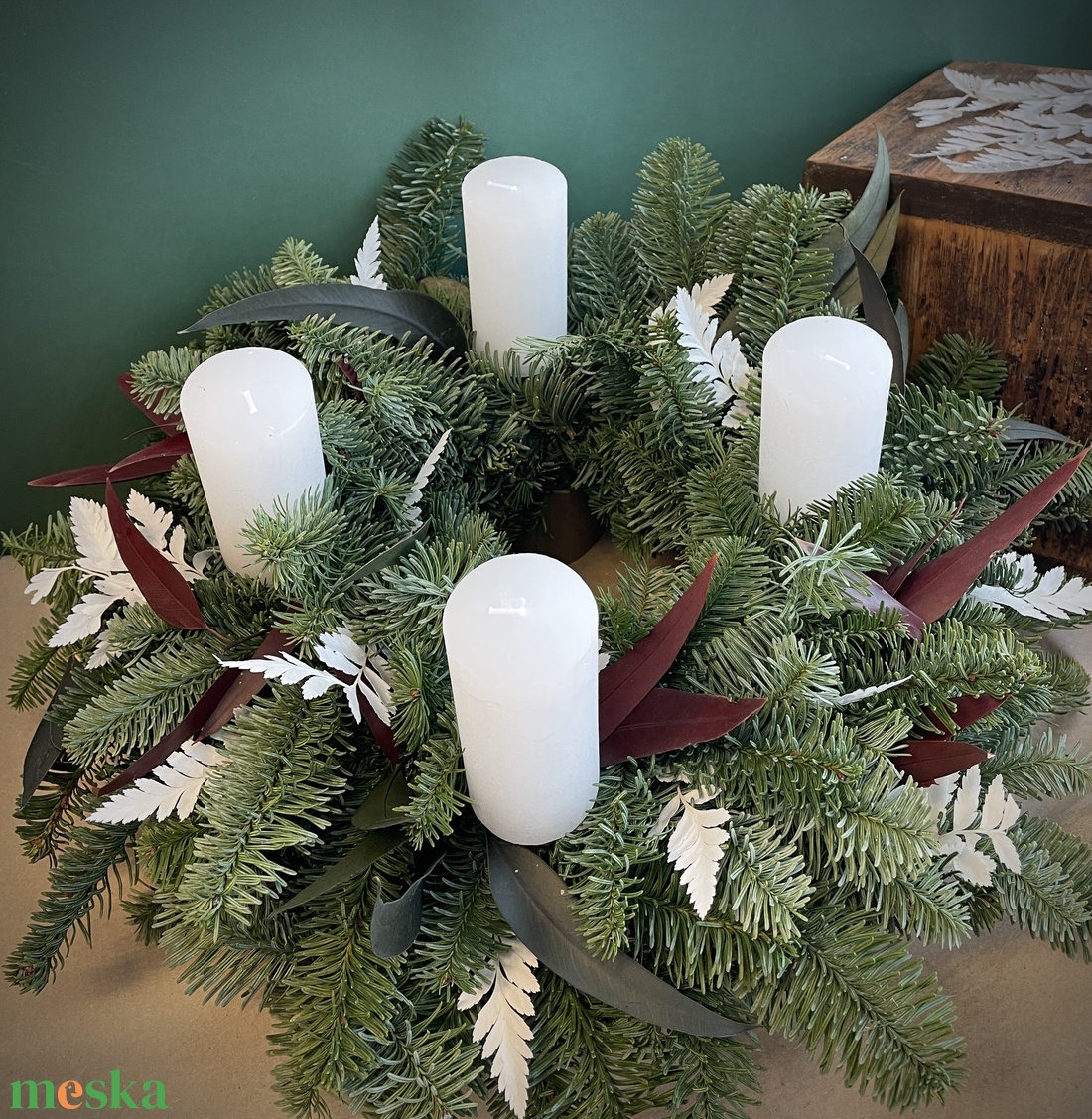 Adventi asztaldísz- Ginevra - karácsony - adventi díszek - adventi koszorú - Meska.hu Adventi asztaldísz- Ginevra - karácsony - adventi díszek - adventi koszorú - Meska.hu