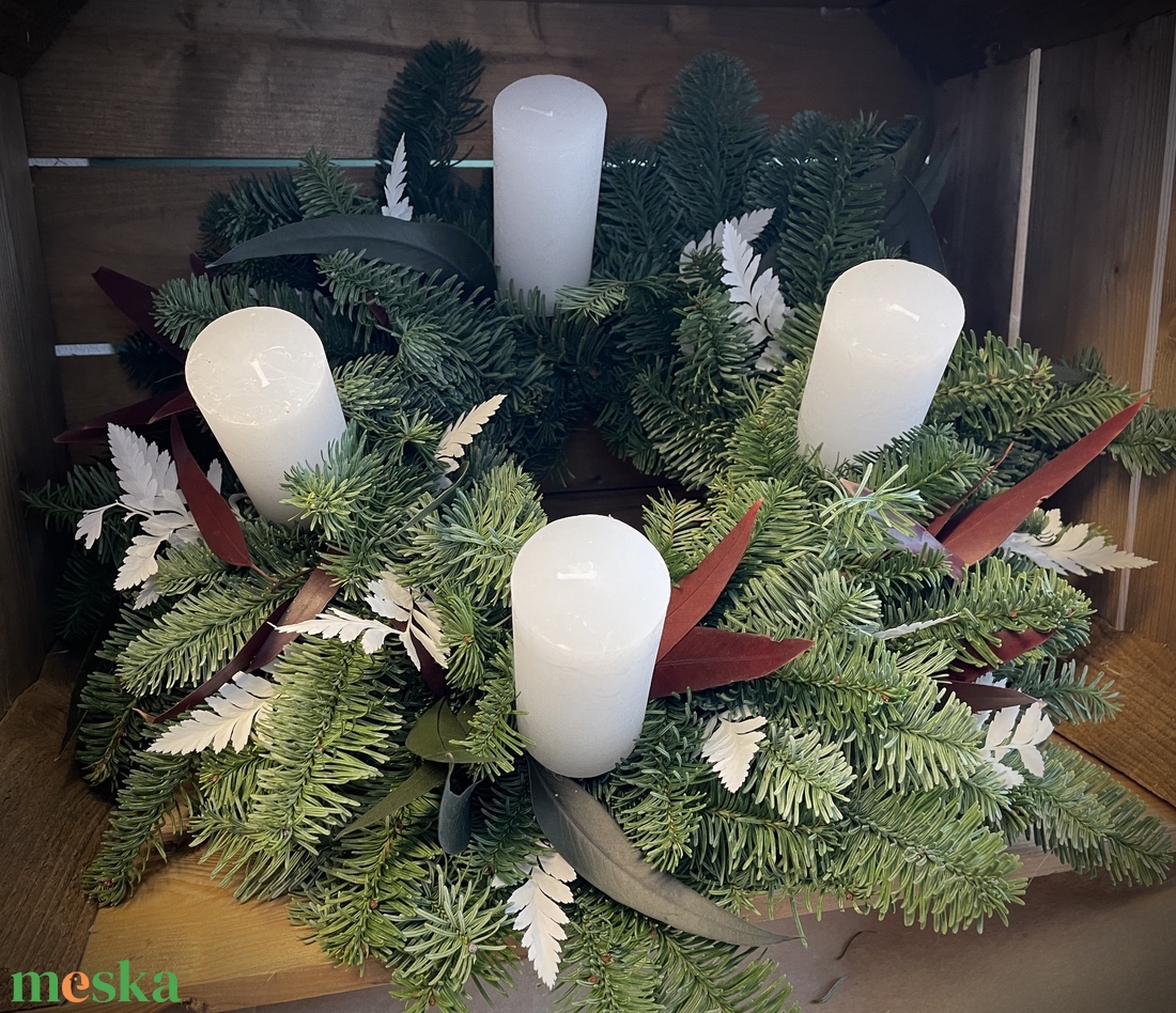 Adventi asztaldísz- Ginevra - karácsony - adventi díszek - adventi koszorú - Meska.hu Adventi asztaldísz- Ginevra - karácsony - adventi díszek - adventi koszorú - Meska.hu