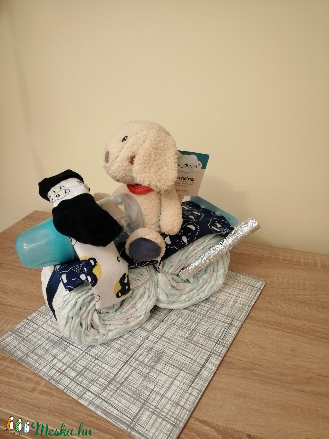 Motoros pelenkatorta  - játék & sport - Meska.hu