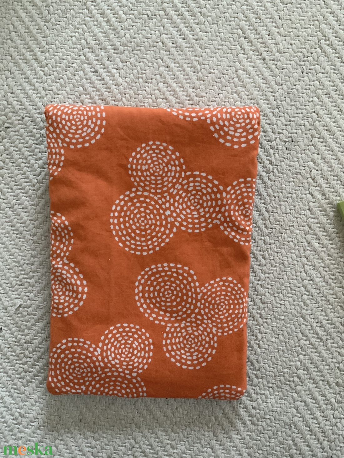 Vízálló könyvtok, designer pamutvászonnal, őszi hangulatú könyvkabát - könyv & zene - könyvtok - Meska.hu