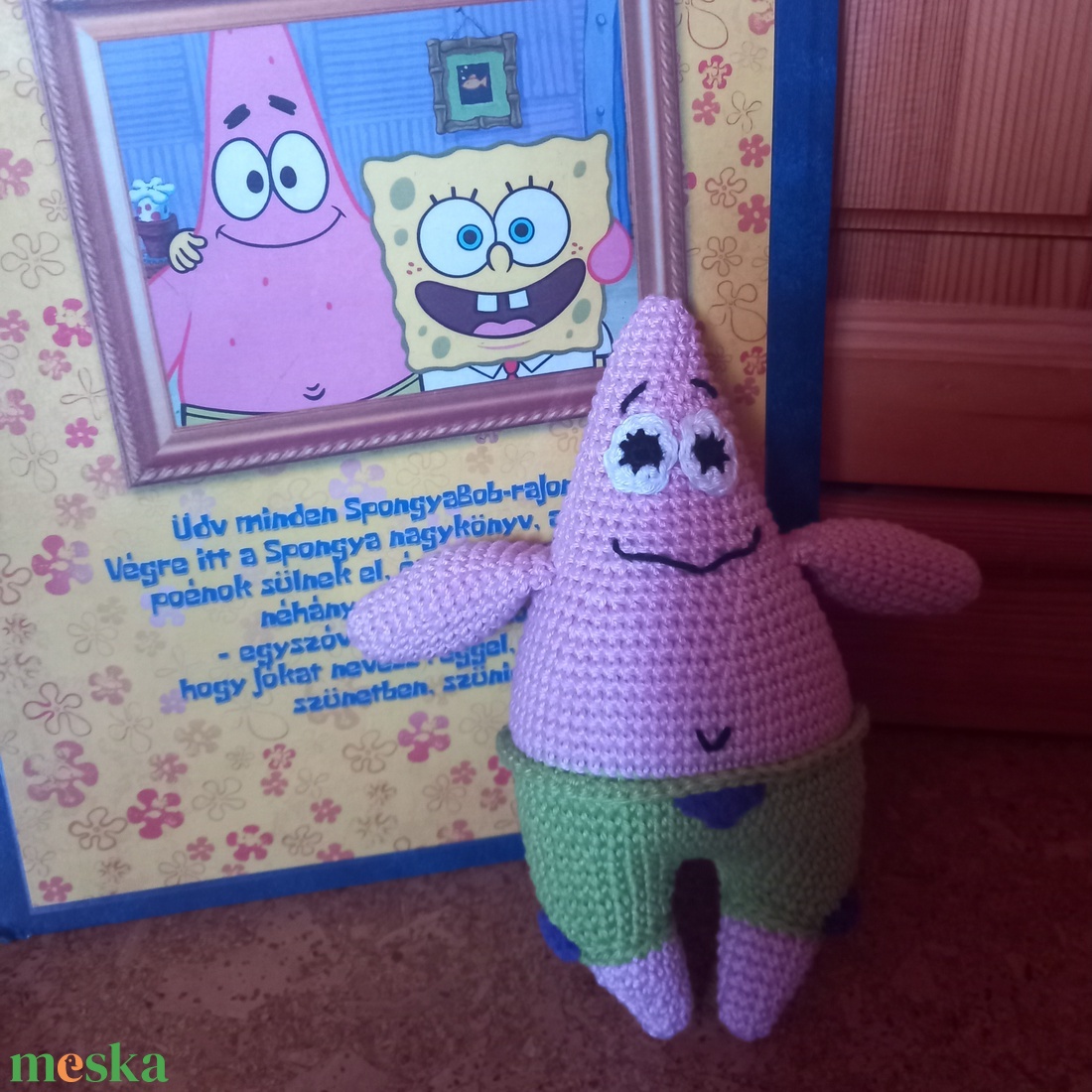 Csillag Patrik amigurumi mesefigura - játék & sport - 3 éves kor alattiaknak - alvóka & rongyi - Meska.hu Csillag Patrik amigurumi mesefigura - játék & sport - 3 éves kor alattiaknak - alvóka & rongyi - Meska.hu