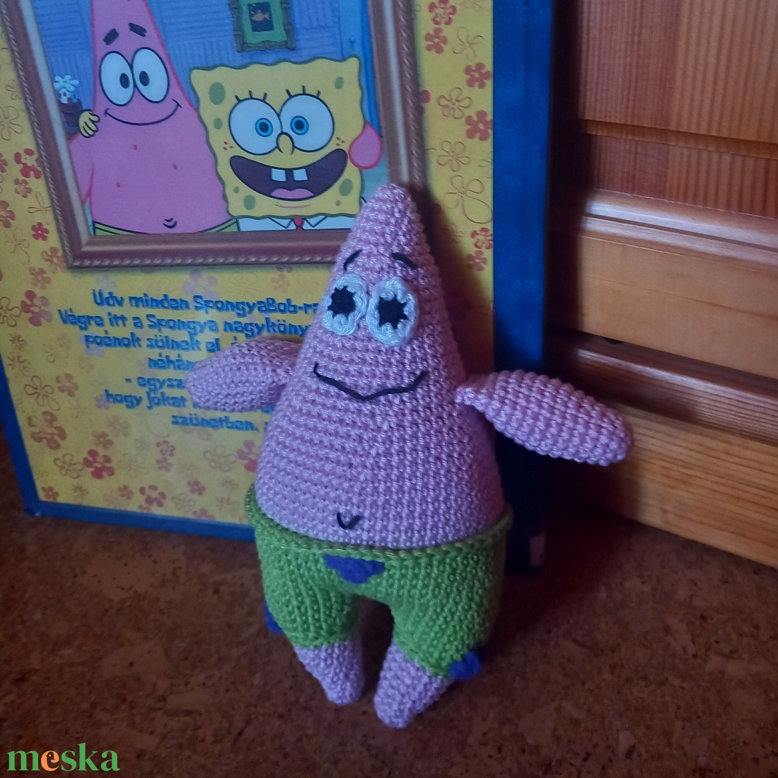 Csillag Patrik amigurumi mesefigura - játék & sport - 3 éves kor alattiaknak - alvóka & rongyi - Meska.hu Csillag Patrik amigurumi mesefigura - játék & sport - 3 éves kor alattiaknak - alvóka & rongyi - Meska.hu
