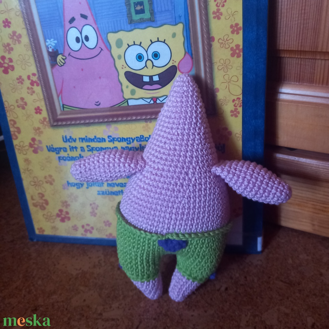 Csillag Patrik amigurumi mesefigura - játék & sport - 3 éves kor alattiaknak - alvóka & rongyi - Meska.hu Csillag Patrik amigurumi mesefigura - játék & sport - 3 éves kor alattiaknak - alvóka & rongyi - Meska.hu