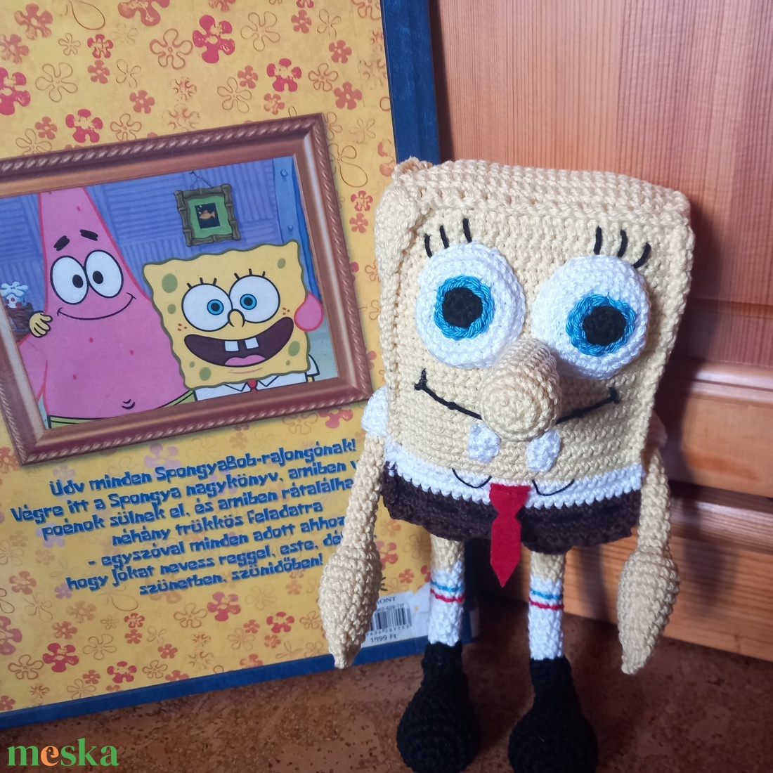 Spongyabob amigurumi mesefigura - játék & sport - baba & babaház - baba - Meska.hu Spongyabob amigurumi mesefigura - játék & sport - baba & babaház - baba - Meska.hu