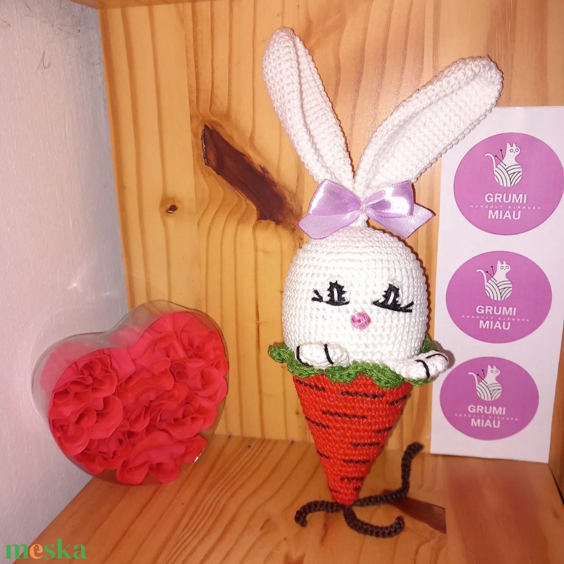 Amugurumi répa-nyuszi - játék & sport - plüssállat & játékfigura - nyuszi - Meska.hu Amugurumi répa-nyuszi - játék & sport - plüssállat & játékfigura - nyuszi - Meska.hu