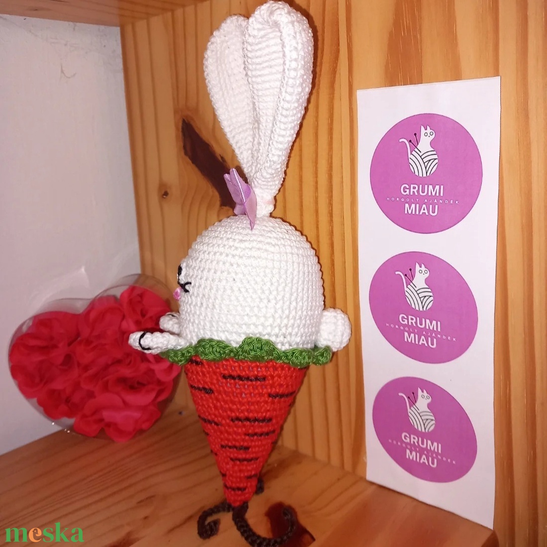 Amugurumi répa-nyuszi - játék & sport - plüssállat & játékfigura - nyuszi - Meska.hu Amugurumi répa-nyuszi - játék & sport - plüssállat & játékfigura - nyuszi - Meska.hu