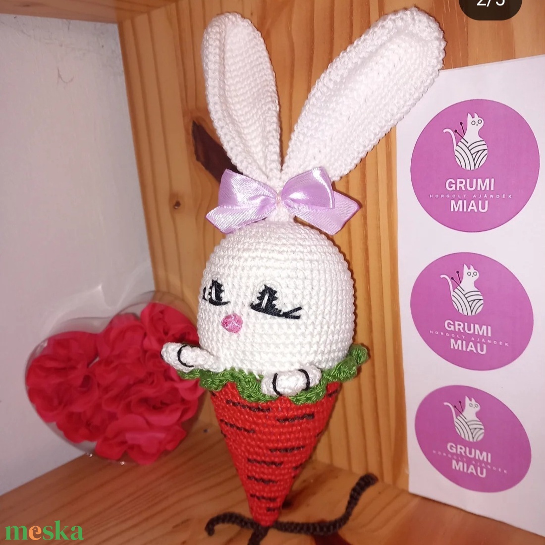 Amugurumi répa-nyuszi - játék & sport - plüssállat & játékfigura - nyuszi - Meska.hu Amugurumi répa-nyuszi - játék & sport - plüssállat & játékfigura - nyuszi - Meska.hu