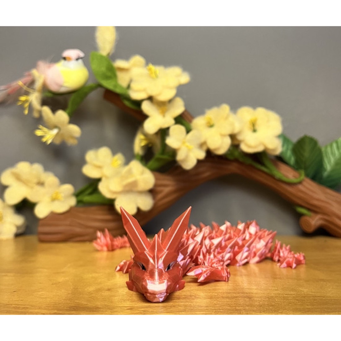 3d nyomtatott kristály sárkány - játék & sport - plüssállat & játékfigura - más figura - Meska.hu