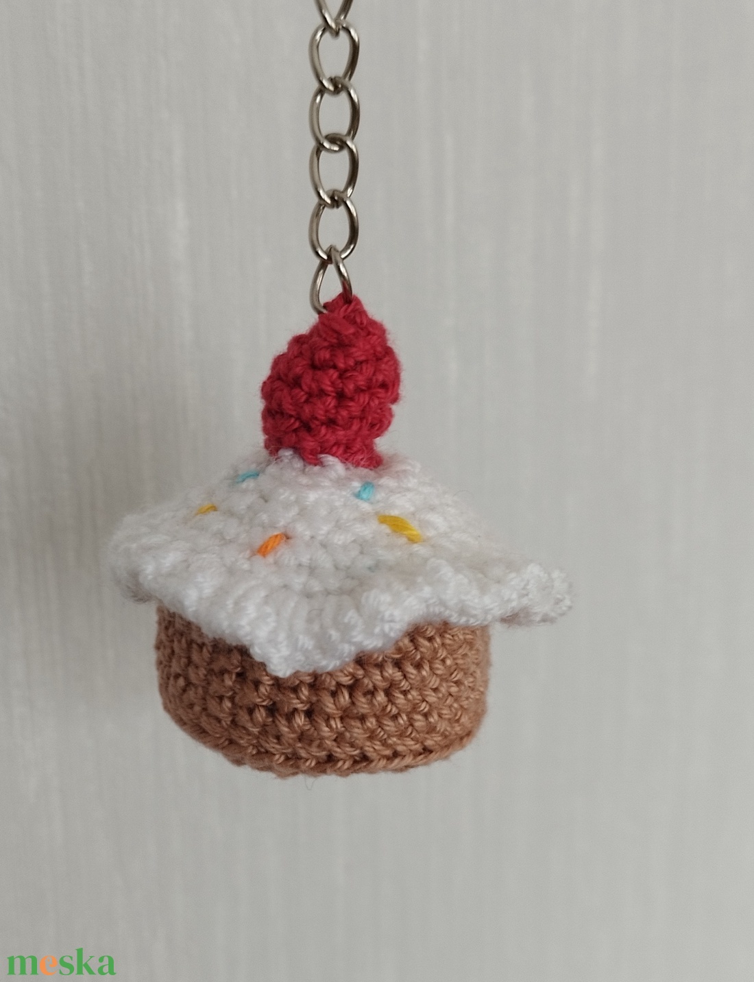 Horgolt muffin kulcstartó - táska & tok - kulcstartó & táskadísz - kulcstartó - Meska.hu Horgolt muffin kulcstartó - táska & tok - kulcstartó & táskadísz - kulcstartó - Meska.hu