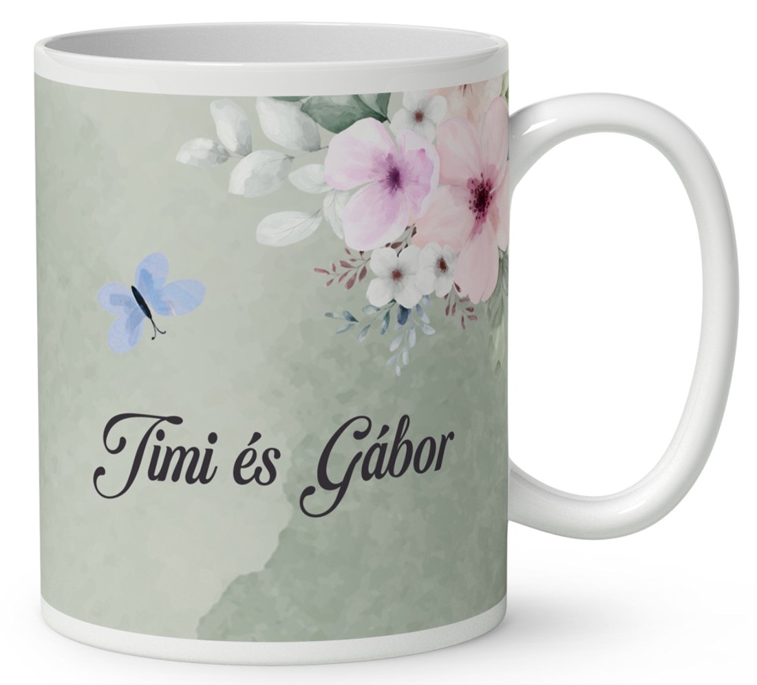 Névvel kérhető - Veled a legjobb mintás bögre - otthon & életmód - konyhafelszerelés, tálalás - tálalás - bögre & csésze - Meska.hu