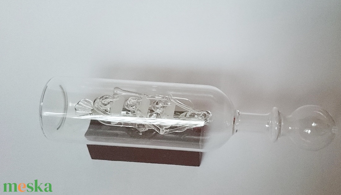 Kis hajó üvegben vitorlás palack  - otthon & életmód - dekoráció - asztal és polc dekoráció - asztaldísz - Meska.hu