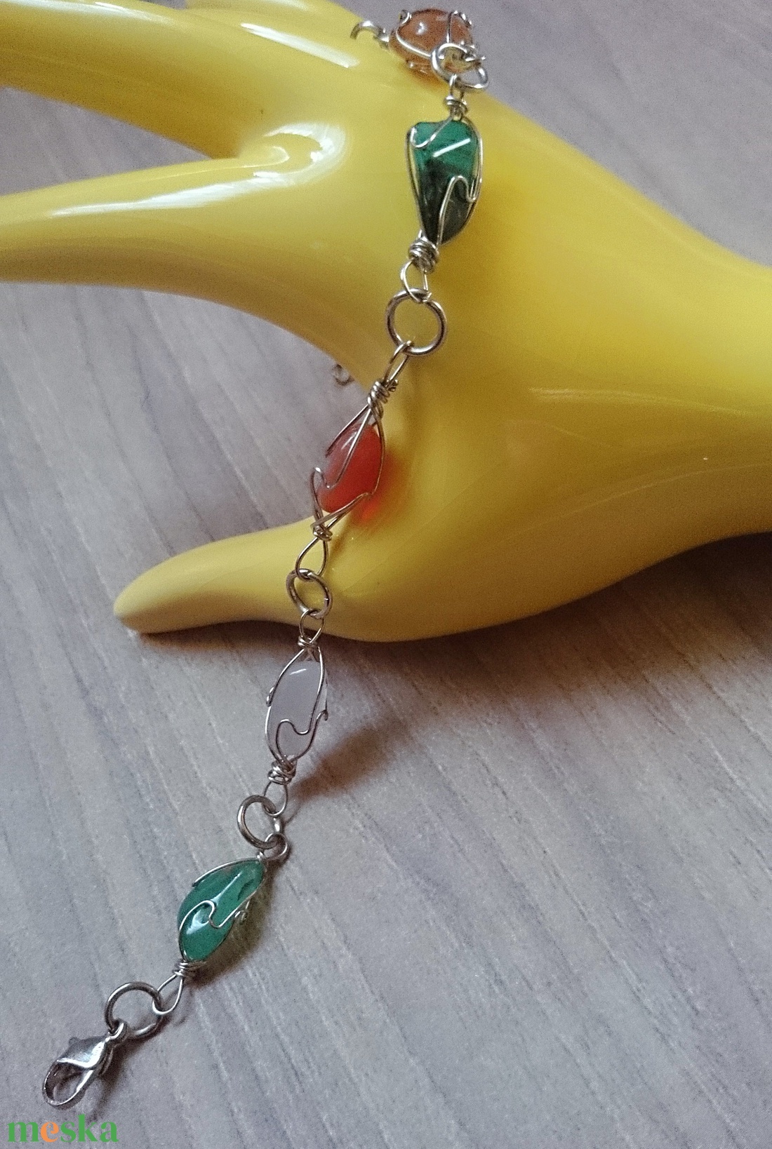 Vegyes ásvány karkötő karlánc - ékszer - karkötő - gyöngyös karkötő - Meska.hu Vegyes ásvány karkötő karlánc - ékszer - karkötő - gyöngyös karkötő - Meska.hu