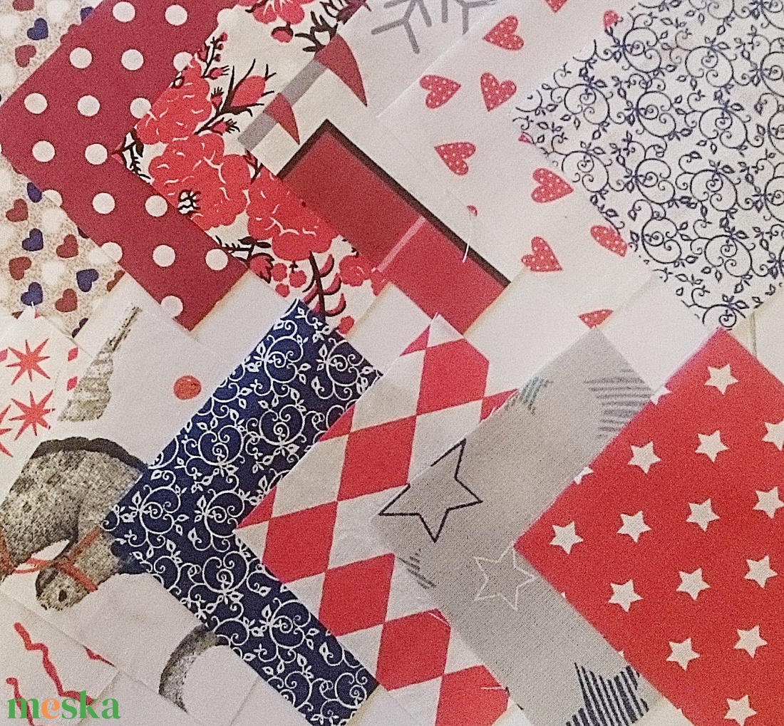 100 db Karácsony patchwork 8x8 cm pamutvászon csomag K3 - kellékek & szerszámok - méteráru - anyagcsomag - Meska.hu 100 db Karácsony patchwork 8x8 cm pamutvászon csomag K3 - kellékek & szerszámok - méteráru - anyagcsomag - Meska.hu