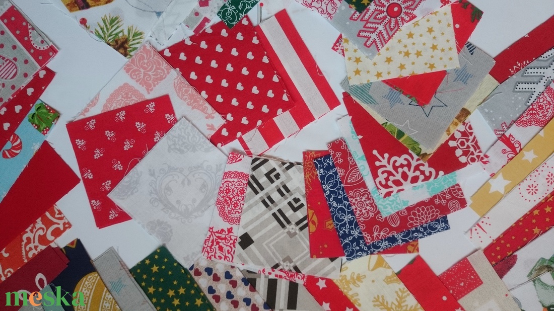 100 db Karácsony patchwork 10x10 8x8 cm pamutvászon csomag - kellékek & szerszámok - méteráru - anyagcsomag - Meska.hu 100 db Karácsony patchwork 10x10 8x8 cm pamutvászon csomag - kellékek & szerszámok - méteráru - anyagcsomag - Meska.hu
