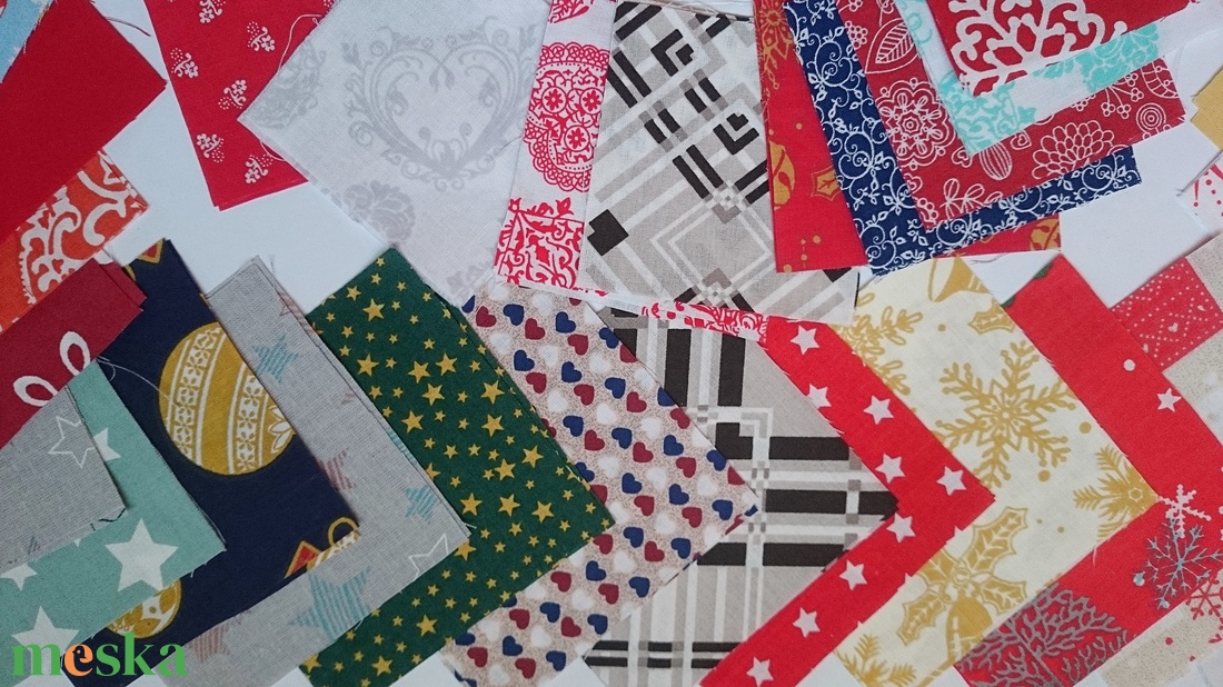 100 db Karácsony patchwork 10x10 8x8 cm pamutvászon csomag - kellékek & szerszámok - méteráru - anyagcsomag - Meska.hu 100 db Karácsony patchwork 10x10 8x8 cm pamutvászon csomag - kellékek & szerszámok - méteráru - anyagcsomag - Meska.hu