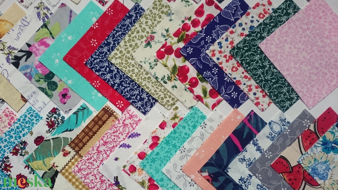100 db Növény mintás patchwork 10x10 cm pamutvászon csomag - kellékek & szerszámok - méteráru - anyagcsomag - Meska.hu 100 db Növény mintás patchwork 10x10 cm pamutvászon csomag - kellékek & szerszámok - méteráru - anyagcsomag - Meska.hu